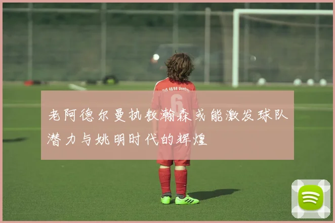 老阿德尔曼执教瀚森或能激发球队潜力与姚明时代的辉煌